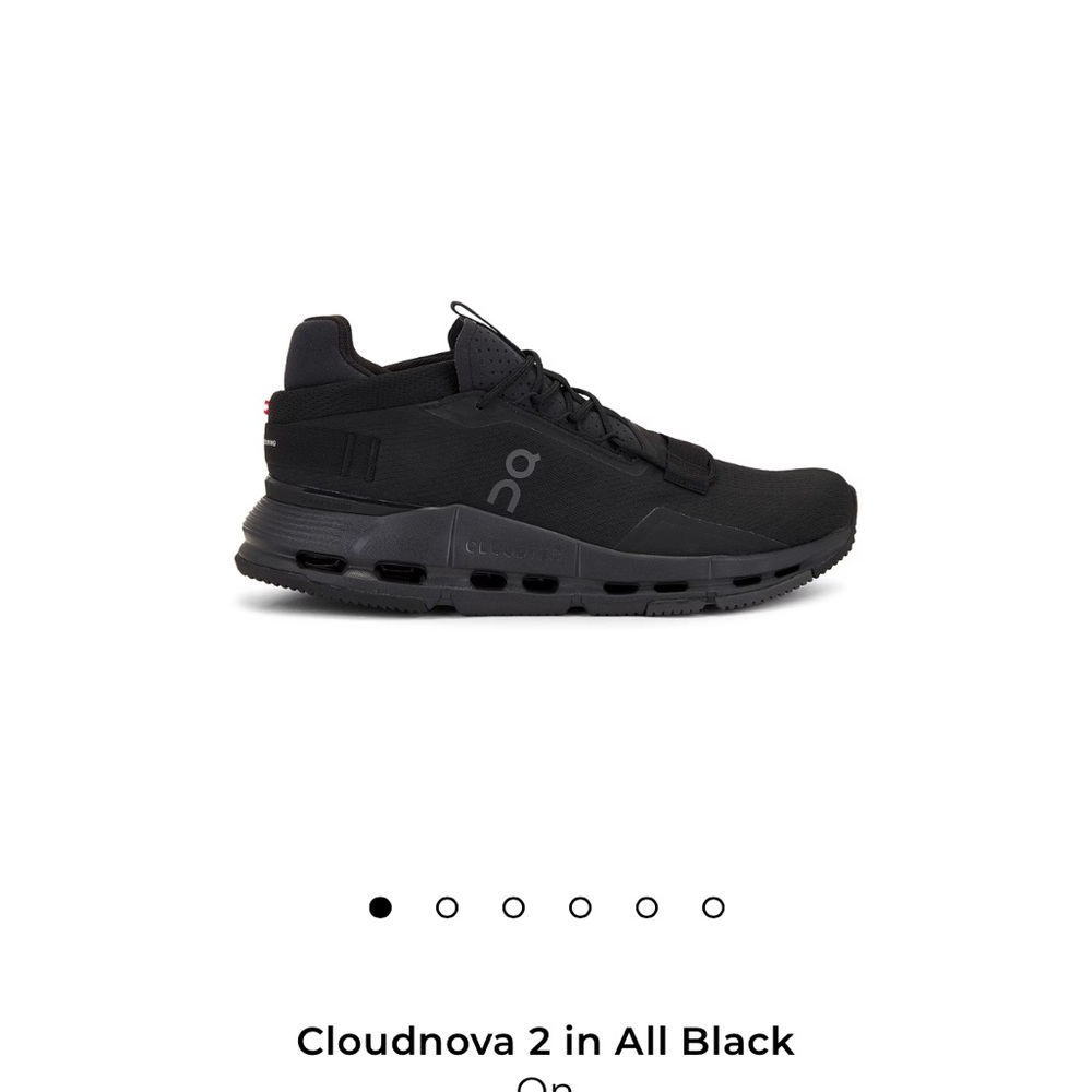 On Running Cloudnova 2 Men's All Black Sneakers
